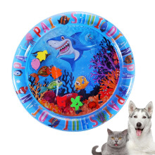 Cat Sensory Water Mat, Cooling Pad for Cats and Dogs, Cooling Pet Water Bed for Movement and Enrichment Activity Toy Suitable for Home Travel