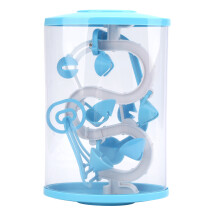 Ferramenta para Desenvolvimento Intelectual, Brinquedo Interativo Azul, Jogo de Labirinto Portátil para Diversão em Família e Estimulação