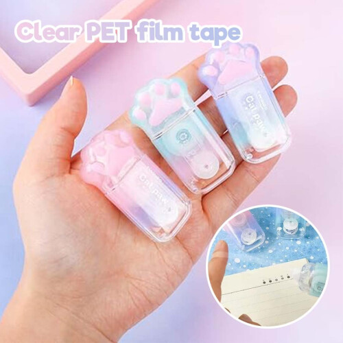 Pack of 3 correction tape for cat claws, 6 m x 5 mm mini correction rollers 2