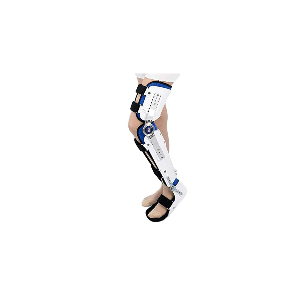 Orthosis Foot Drop Splint Hip Knee Ankle Foot Orthosis HKAFO Brace Left White For Lower Limb Paralysis And Leg Fracture