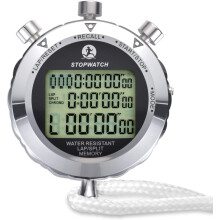 Versatile Stopwatch, Backlight Stopwatch Illuminates Screens For Night Or Dimly Lit Environments, Stainless Steel Provides A Sleek And Robust Exterior