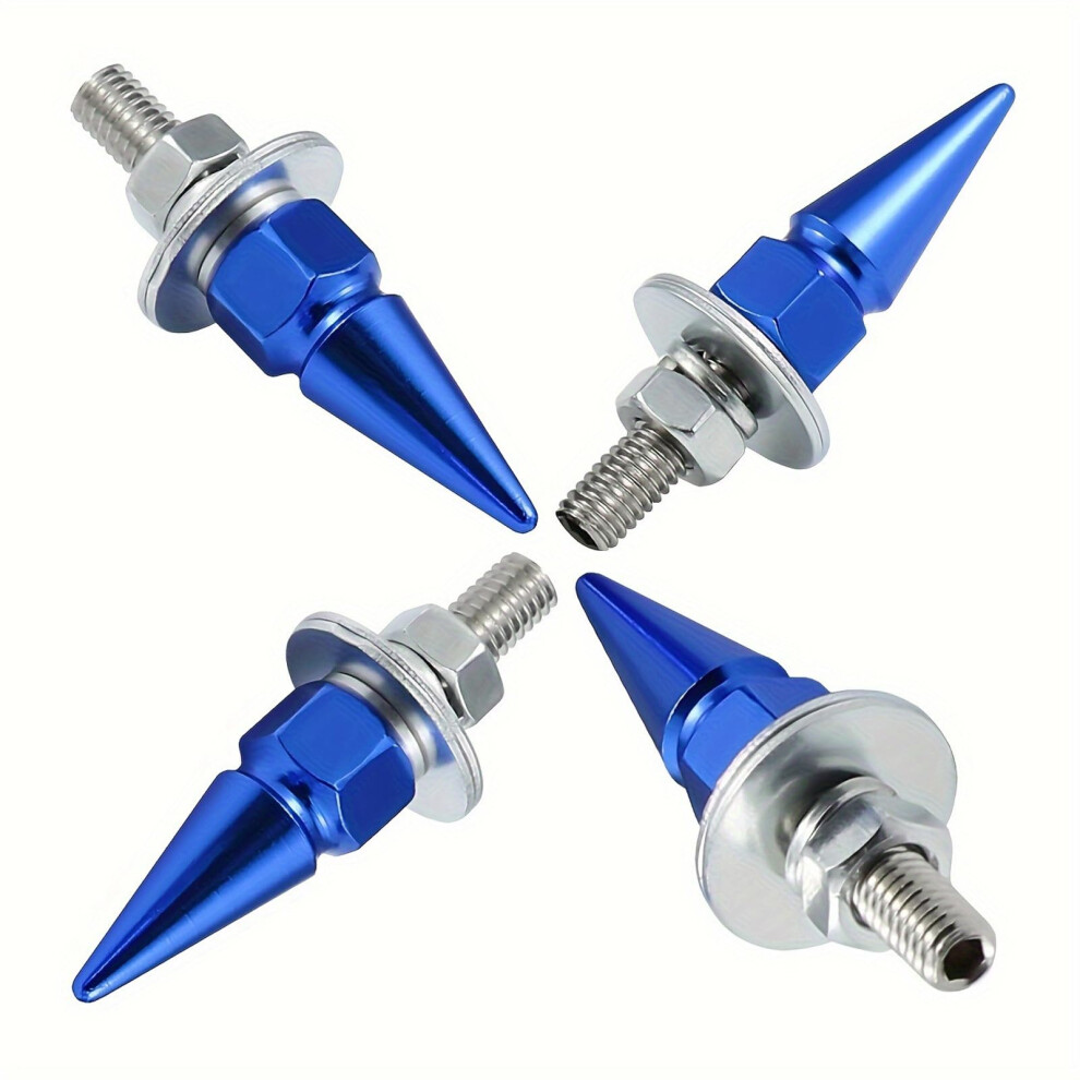 Pack Of 4 Rust Resistant Aluminum Alloy License Plate Screws And Bolts For Universal Vehicles 9119770299611