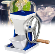 Ice Crusher Manual Rotary, 2Kg Capacity, Home Use Ice Grinder, Beverage Chopper And Blender