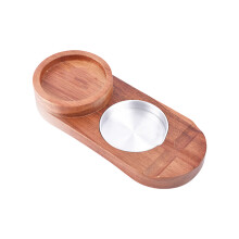 Håndlaget sigaraskebeger og whiskyglassbrett, askebeger i tre med praktisk, lettrengjørbar metallinnlegg, gaveidé for menn, elegant aksent for