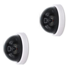 Realistic Fake Security Camera LED Flashing Light For Indoor Outdoor Use Battery Powered Fake CCTV Surveillance