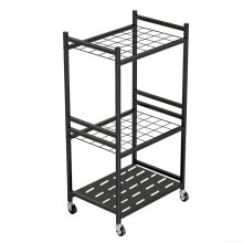 Garden Tool Storage Stand HeavyDuty Metal Rack Vertical Tool Organizer Storage Hooks SpaceSaving Outdoor Tool Holder