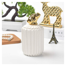 Keepsake Urns for Ashes Heaven White Ceramic, 11/2 Inch, Handmade Cremation Urn, Unicorn Color, Home or Niche Display