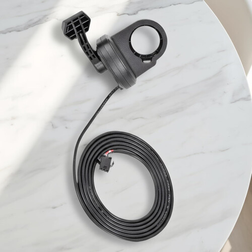 Electric Scooter Thumb Throttle with 3 Pin Plug, Ergonomic ATV Replacement Handlebar Control 1