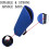 Bite protection sleeve, dog training, blue, thick, tearresistant, German Shepherd (60 cm) 3