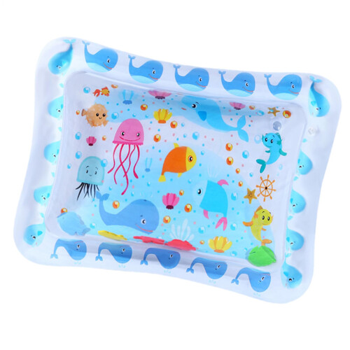 Foldable Cat Water Play Mat  Stable Pet Accessory Inflatable Activity Blanket
