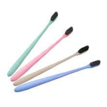 Pack of 4 Toothbrushes Environmentally Friendly Lightweight Toothbrushes with Superfine Bristles the Whole Family Colours Available