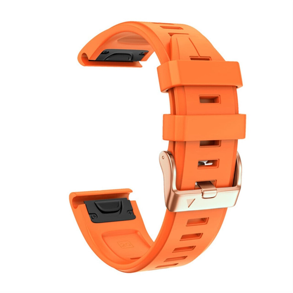 20 Mm Quick Fit Silicone Band For Garmin Fenix 7S/5S/6S/Instinct 2S, Rose Buckle Gold 9119770301277