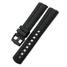 For Omega Seamaster 007 Rose Gold Buckle Soft Waterproof Silicone Watch Strap 19mm 20mm 21mm Fluoro Rubber Band, 21 mm, Agate
