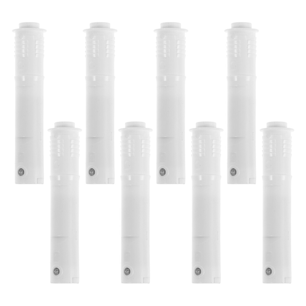 8Pcs White Hidden Touch Latch Durable Wardrobe Push Lock For Home 3574040621954
