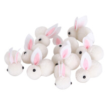 Pluche konijnenhaarclips, stijlvolle haarclips voor vrouwen en meisjes, lichtgewicht haarclips, decoratieve haaraccessoires, schattig