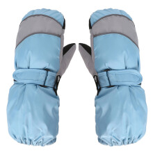 Winter-Skihandschuhe für Kinder, winddicht mit Thinsulate gefüttert, griffiges Material, atmungsaktives Design mit langem Bündchen
