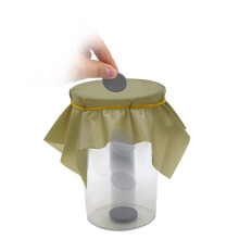 6 Inch Pena Coin Penetration Cup Bowl Rubber Leaf Magic Trick Toy Party