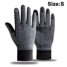 Winterbegleiter: Touchscreen-Handschuhe für den Winter, wärmend und winddicht, mit feinfühliger Steuerung, schwarz, Unisex-Design mit