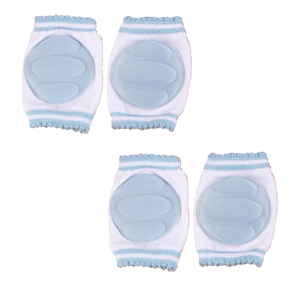 Baby Knee Protectors, Breathable Anti Collision Knee Warmers For Unisex Babies Crawling And Walking, Sponge Padding High Elasticity Adjustable Elastic 9088816467591