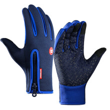 Guantes deportivos compatibles con pantallas táctiles, guantes de invierno para exteriores con protección contra el viento y diseño