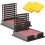 Sticky Notes Stencil,  Holder with Stencil for 3x3 Notes, Template (Black x 2) 1