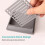 Sticky Notes Stencil,  Holder with Stencil for 3x3 Notes, Template (Black x 2) 5