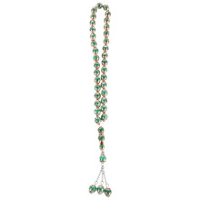 Handliche Islamische Gebetsperlen Grün Tasbih Armband Schmuck
