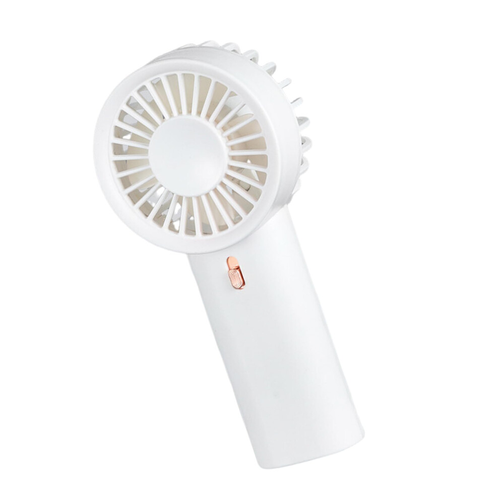 Cordless Handheld Cooling Fan 3A Battery Operated Lightweight Indoor Outdoor Use Quiet Air Circulation Travel White 9119770301987