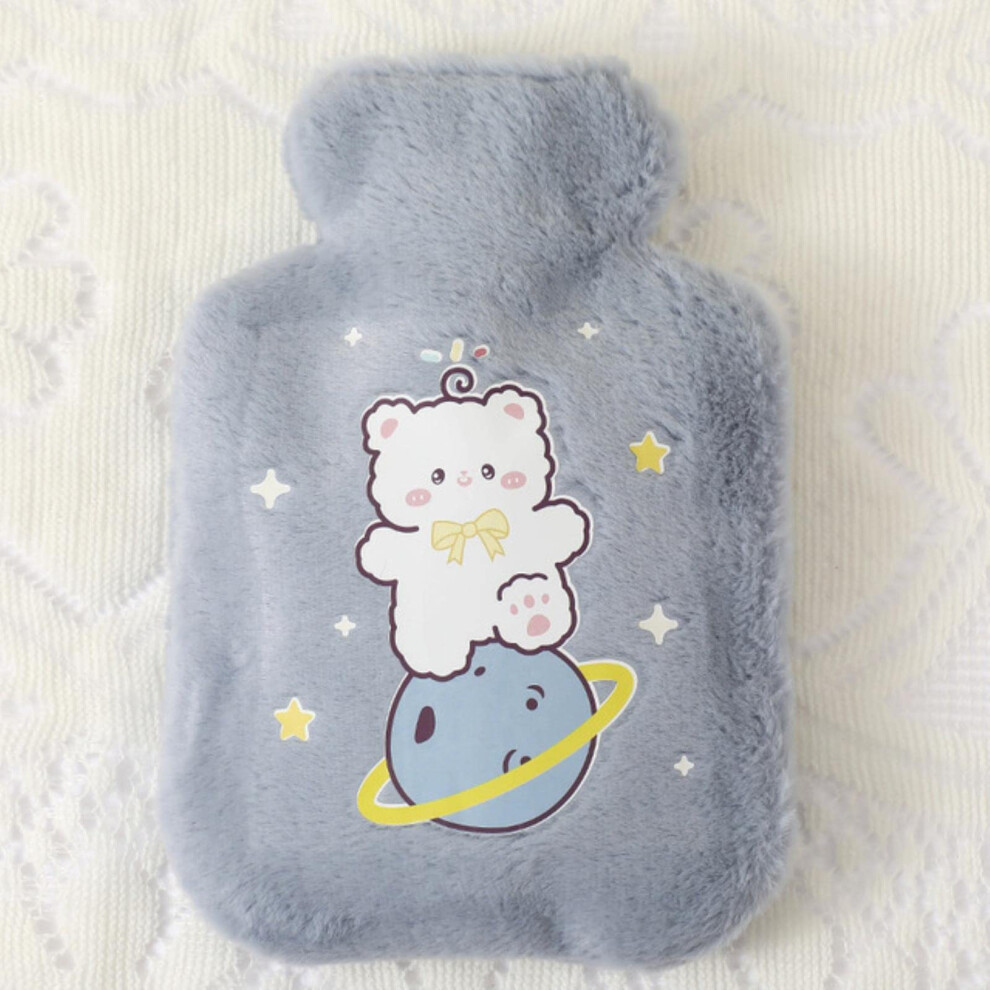 Hot Water Bottle Cartoon Cute Shoulder Strap Rabbit Plush Water Injection Portable Heat Preservation Hand Warmer Thickened Baby Ref: 6111