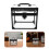 Black Acrylic Disc Storage Case Portable Music Cd Dvd Organizer 9