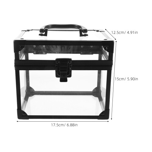 Black Acrylic Disc Storage Case Portable Music Cd Dvd Organizer 2
