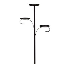Black Triple Tree Topper Candelabra 3Tier TreeShaped Candle Holder 90cm Christmas Tree Topper