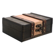 Retro Schmuck Organizer Holz, Asiatische Vintage Schmuckbox