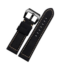 20 mm 22 mm 24 mm 26 mm Leather Retro Men's Watch Strap for Panerai PAM111 441 Cowhide Watch Band Wrist Loop, 22 mm, Agate
