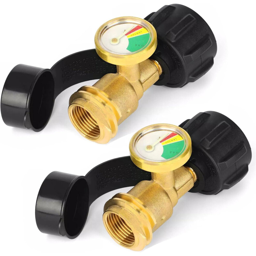Propane Tanks Gauge 2Pack Level Indicator And Leak Detector For Propane Cylinders Heaters And Fireplaces 9339159781807