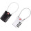Suitcase Locks 2Pack Dial Combination Lightweight Travel Padlocks For Luggage Security Backpack Silver And Black 5