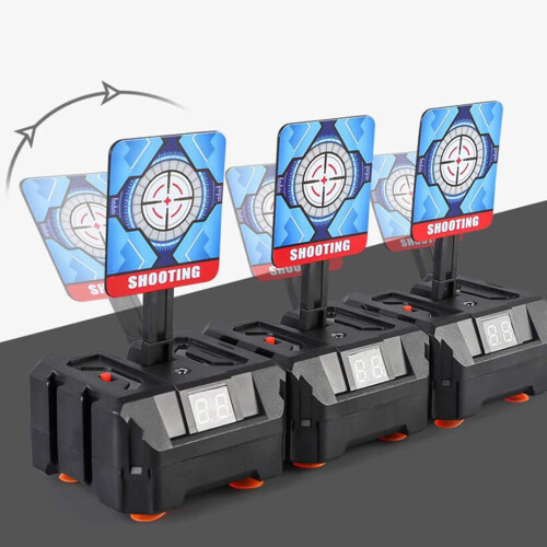 Electric Target Scoring Auto Reset Digital Target Battery Powered For Blaster Compatible Practice Target 2