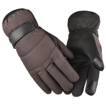 Gants d'hiver, isolants en coton et plumes, antidérapants, imperméables, pour le ski et les activités de plein air.