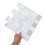 Self Adhesive Kitchen Wallpaper Faux Tile Light Grey 10 Sheets 4