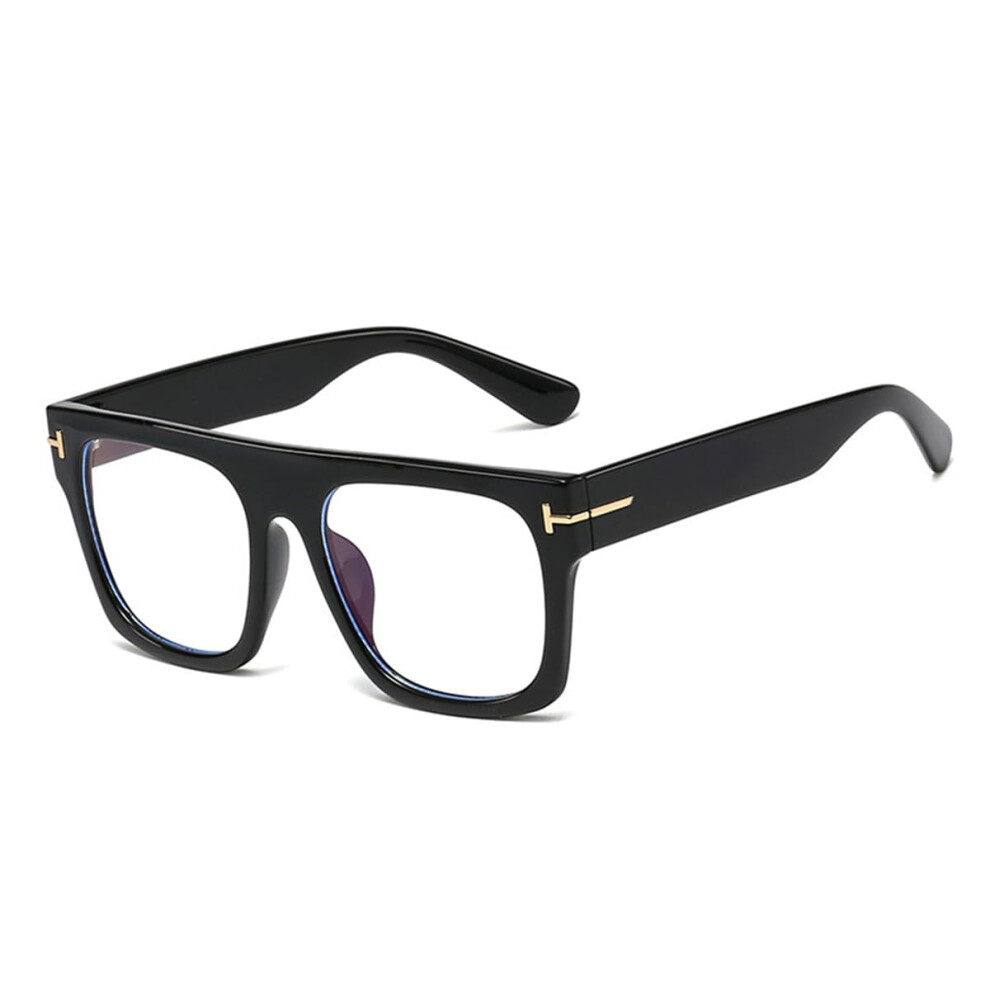 Blue/Light Oversized Reading Glasses For Men And Women, Stylish Large Frame, Blocking Computer Reader, Large Reader Glasses Black014 1.5 Diopters