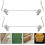 Pack of 2 Beehive Stand Beehive Frame Holder Beekeeping Equipment Beehive Frame Handle Silver 3