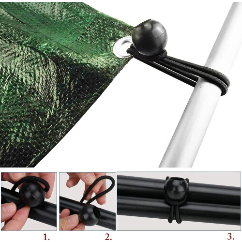 Κορδόνι Bungee Ball, ευέλικτη εφαρμογή για κάμπινγκ, φορτίο, σκηνή, σύρμα συγκράτησης, 2