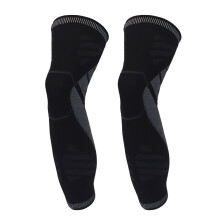 Fascia compressiva per gamba per uomo e donna, supporto per ginocchio con design antiscivolo, realizzata in materiali traspiranti per alleviare il