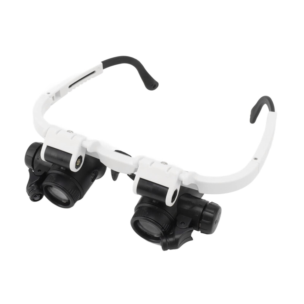 Headband Magnifier with 2 LED Lights for Watch Repairs, Crafts, Jewelers