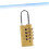 Combination Padlock Pure Copper Password Lock With Resettable Code For Luggage Suitcase Backpack Travel And Home Use 5