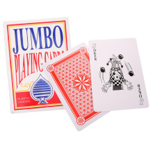 1 Set of Giant Playing Cards  Oversized Poker Cards for Adults  Large Card Game Props for Games and Parties  Easy to Transport and Store