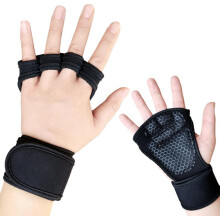 Professionelle Gewichtheberhandschuhe, ergonomisch geformt mit verstellbarer Handgelenkbandage und rutschfester Handfläche, atmungsaktiv und