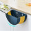 Semi-Circular Collapsible Kitchen Bin, Durable PP Material For Hanging Trash Can Space-Saving Design, Brown 2