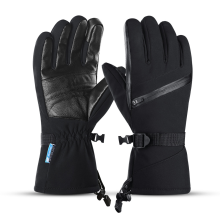 Gants de ski et de snowboard pour sports d'hiver, ultra chauds et imperméables, coupe-vent, avec isolation Thinsulate et compatibles avec les