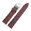 Watch straps, leather, 18/24mm, butterfly pattern, folding clasp (Brown, 24mm) 1
